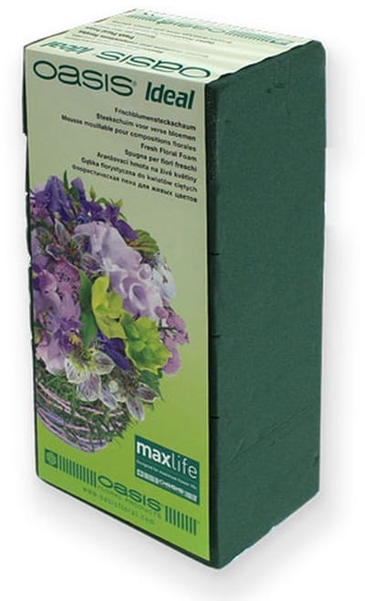 Nat steekschuim voor verse bloemen bloemstukken bakstenen