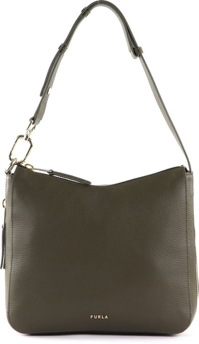 FURLA Leren Schoudertas Skye Hobo SALVIA c Kaki