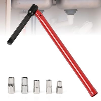 Staande Kraanmoersleutel 8-12 mm - Armatuursleutel voor Wastafel en Sanitaire Installaties