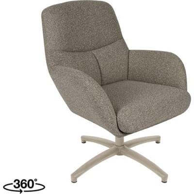 LABEL51 Chill Zone Fauteuil - Bruin - Royal Stof - One Size - - - Met Armleuning