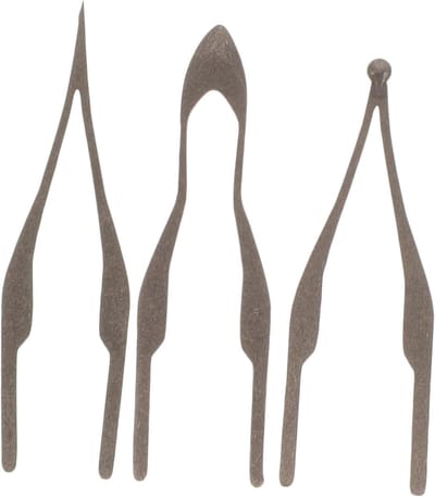 Houtbrandmachine Tips - Pyrografie Punten - Creatief Houtbewerking - Duurzame Nikkel-Chroom - 3 stuks 2.7cm - Zoals Getoond