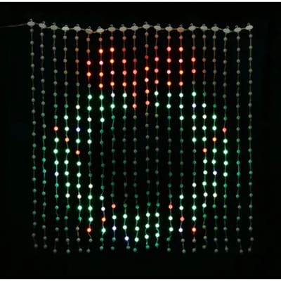 Central Park Veranderende Gordijn Lamp - 400 Led's - Multikleur - 1m - Buiten