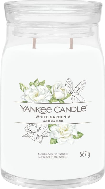Yankee Candle - White Gardenia Large Jar Geurkaars - 90 branduren - twee lonten