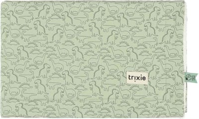 Trixie babydeken groen fleece 75x100cm - Daring Dino knuffeldeken.