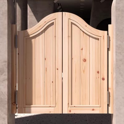 Houten Dubbele Klapdeur Salondeur - Cafédeur met Halve Taille voor Binnendeuren