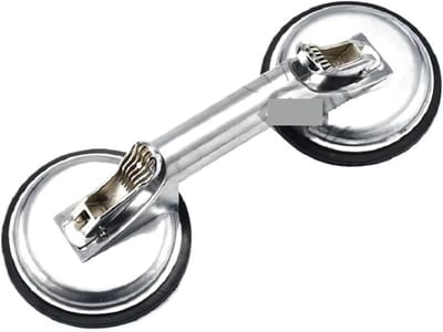 Zuignappen voor glas - Glaslifter Tegelzuiger - Gladde Oppervlakken Verplaatsen - 150 kg Draagkracht - 123 mm - Aluminium