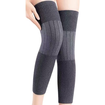 Kasjmier Beenwarmers Kniebeschermer Winddicht Koudebestendig Wol Kniebeschermer Beenhoezen voor Dames Heren Unisex Winter Warm One Size