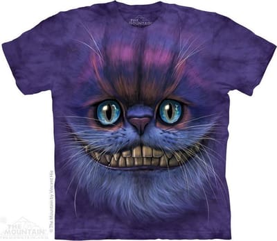 T-shirt Big Face Cheshire Cat L