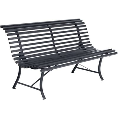 Fermob - LOUISIANE bank - 47 antraciet mat - 150 x 80 x 72 cm - 4 - 6 Wochen