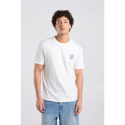 America Today Edson Off White Maat: XXL | Basic T-Shirts Outlet | Heren | Wit