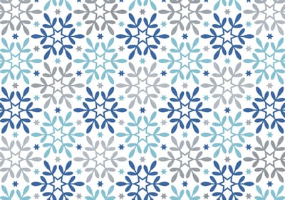 SUSY CARD Kerst cadeaupapier 'Sneeuwvlokken