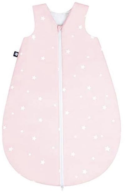 Zomerslaapzak 110 cm Egel/Star Rose - 100% Katoen, Wasbaar tot 40 °C