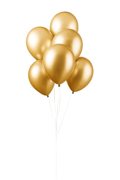 100 Goud Metallic Ballonnen - Ballonnen - 30 cm - 100 stuks - Goud