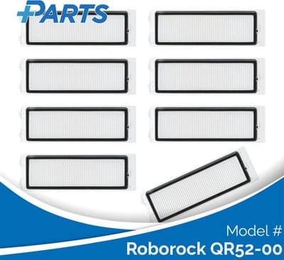Roborock QR52-00 Filters (8 Stuks, Plus.Parts® alternatief voor 8.02.0240)