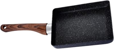 Koekenpan - Omeletpan Braadpan - Ontbijt Bereiden - Antiaanbaklaag - 345 cm - Zwart