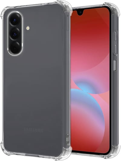 Hoesje - Geschikt voor Samsung Galaxy A26 - Sterk & Shockproof - Siliconen Case - Back Cover - Telefoon Hoes Shock Proof - Transparant