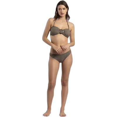 2-delig bandeau zwempak voor dames Admas Fresh Leaves