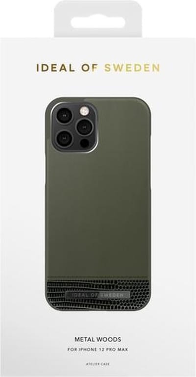 iDeal of Sweden Atelier Case Unity voor iPhone 12 Pro Max Metal Woods