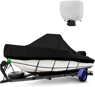 ITRONIQ Boothoes 600D Oxford 610-671 CM – Waterdichte Bootafdekking Voor Consoleboot en Speedboot – UV Bestendig – Incl Opbergtas