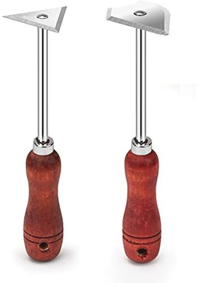 Combinatie Verf Scheer Haken - Heavy Duty RVS Verf Remover Tool Met Houten Handvat