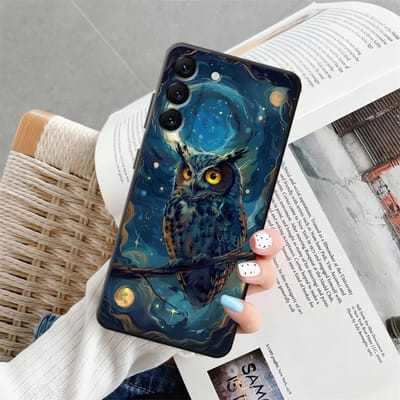 Fantasy Uil Hoesje voor Samsung Galaxy A52 A36 A05 A23 A53 A17 A57 A15 A73 A51 A37 A06 A25 A16 A55 Telefoonhoesje A50 A41 A12 A70 A13 Galaxy A23