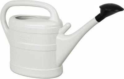 Kleurrijke tuingieter - Waterkan met douche - Planten water geven - Grote 10 liter inhoud - Lichtgrijs