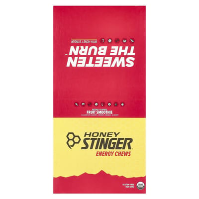 Honey Stinger, Chews Énergétiques, Smoothie aux Fruits, 12 paquets, 50 g (1,8 oz) chaque