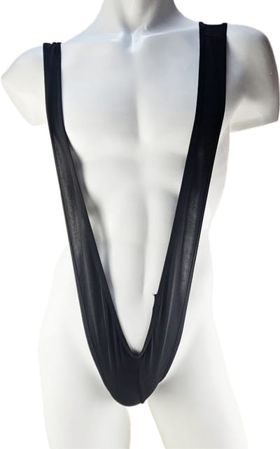 BamBella ® - Lingerie pak -Onesize - body suit - Heren - Erotische jumpsuit Man Zwart rollenspel kleding valentijn voor mannen