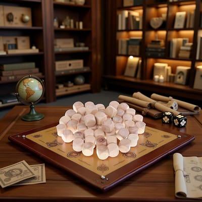 Set van 10 Blanco Houten Dobbelstenen met Ronde Hoeken voor Knutselen en Bordspellen
