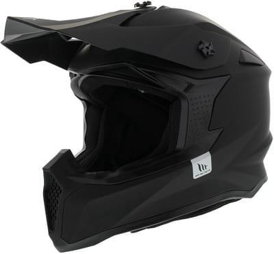 MT Falcon crosshelm solid mat zwart