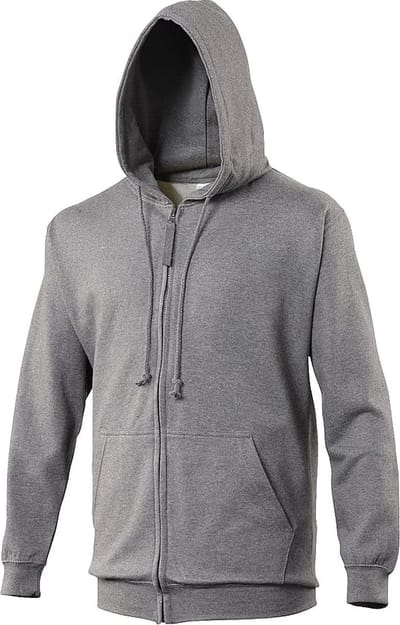 AWDis Hoodie - Gewicht Stof 280 g /m² - Heather Grijs - Maat L