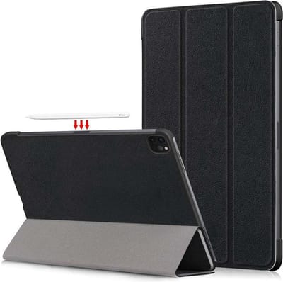 3-Vouw sleepcover hoes - Geschikt voor iPad Pro 11 inch (2018/2020/2021) - Zwart