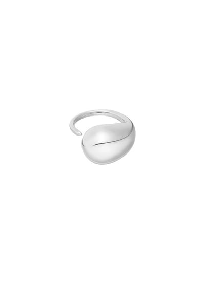 Bijoutheek Ring (Sieraad) Drop Shape One Size Zilver