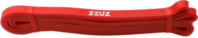 ZEUZ 1 Stuk Weerstandsband Elastiek voor Fitness & CrossFit – Resistance Stretch Power Bands voor Pull Ups, Krachttraining & Stretching - Rood