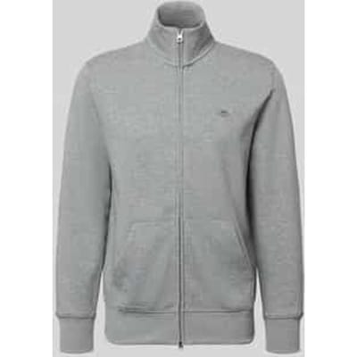 Gant Vest Two-Way Front Zip Sweat Cardigan Grijs Melange / male