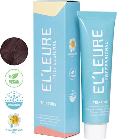 Elleure Haarverf - Teinture 7.7 midden violetblond - 100 ml