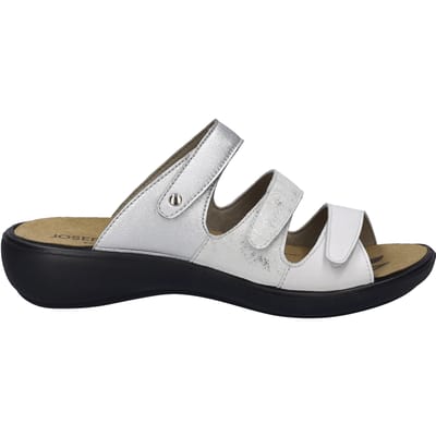 Josef Seibel Dames Slipper Ibiza 10 - 86710-002 Wit/Multi - Maat 37