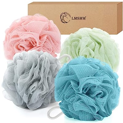 Exfoliërende Badsponzen Set van 4 - Natuurlijke Loofah voor Reiniging