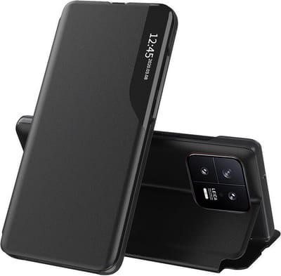 Hoesje geschikt voor Xiaomi 13 Pro - Techsuit eFold Book Case - Zwart