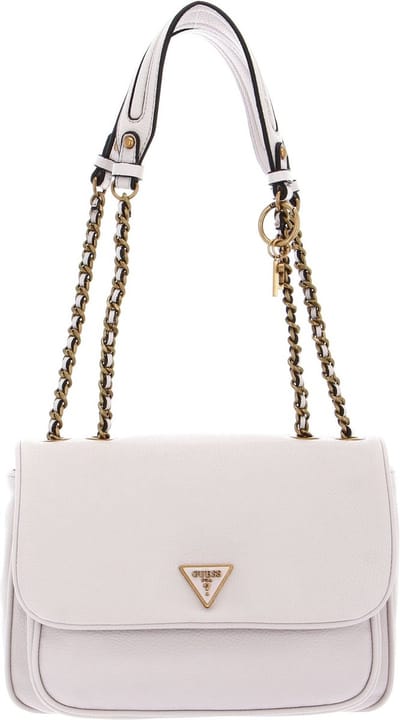 GUESS Schoudertas Becci Convertible Crossbody Flap Seashell Crème