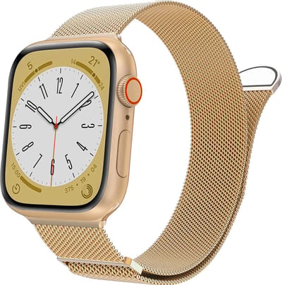 Milanese bandje voor Apple Watch 38/40/41mm Goud