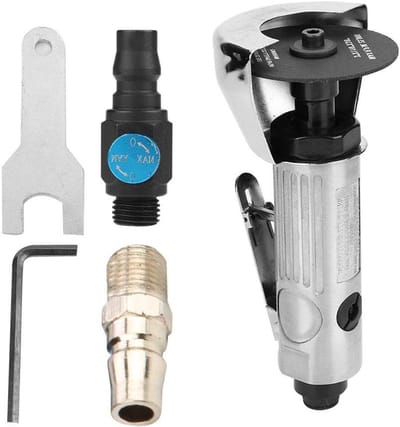 Pneumatische Zaag - Metaalsnijder - Precisie Snijden - Verstelbare Snelheid - 3 Inch - Zilver