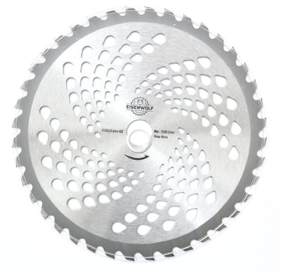 Snijblad 255 x 25,4 mm voor cirkelzagen en bosmaaiers met 40 scherpe TCT-tanden