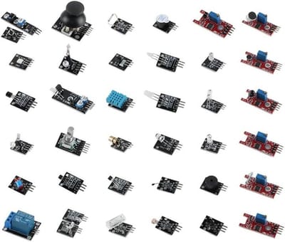 Sensor Kit - Sensoren Assortiment - Projecten Uitbreiden - 37 Verschillende Sensoren - 27 x 18 x 4 cm