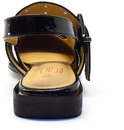 Shoecolate Zwart slingback 1.15.52.500 black ZWART