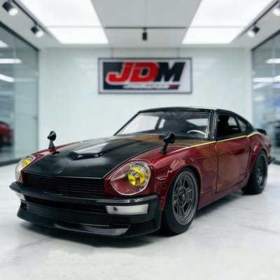 Jada 1:24 Datsun 240Z 1972 Legering Auto Diecasts & Speelgoedvoertuigen Automodel Miniatuur Schaalmodel Auto Voor Kinderen