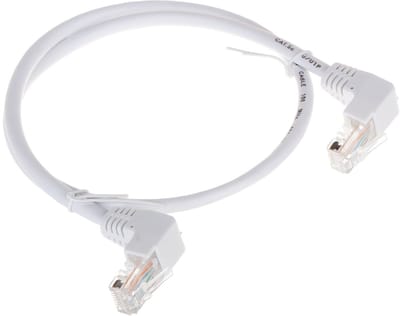 CAT5E Netwerkkabel - RJ45 - wit - 0.5 m