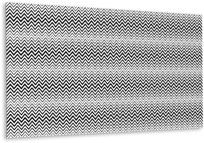 Tulup PVC Wandpaneel - Abstract Patroon Vinyl Wandpaneel - 100 cm x 50 cm - Zwart en wit Wandpaneel Zelfklevend - 1 stuk - Vinyl Wandbekleding - Geometrisch Wandbekleding - Wandpaneel PVC - Plaktegels Keuken en Badkamer
