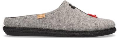 Toni Pons Nabor-ND Heren Kerst Pantoffels Gris Deer |  Grijs | Vilt | Maat 40