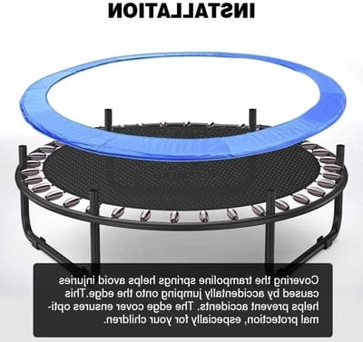 Trampoline Randmat - Veiligheidspad - Veilig Spelen - Waterdicht Weerbestendig - 16ft - Blauw